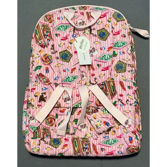 Vera Bradley Harry Potter Honeydukes Large Backpack NWT Pink Multi 17X12X7” main image 10